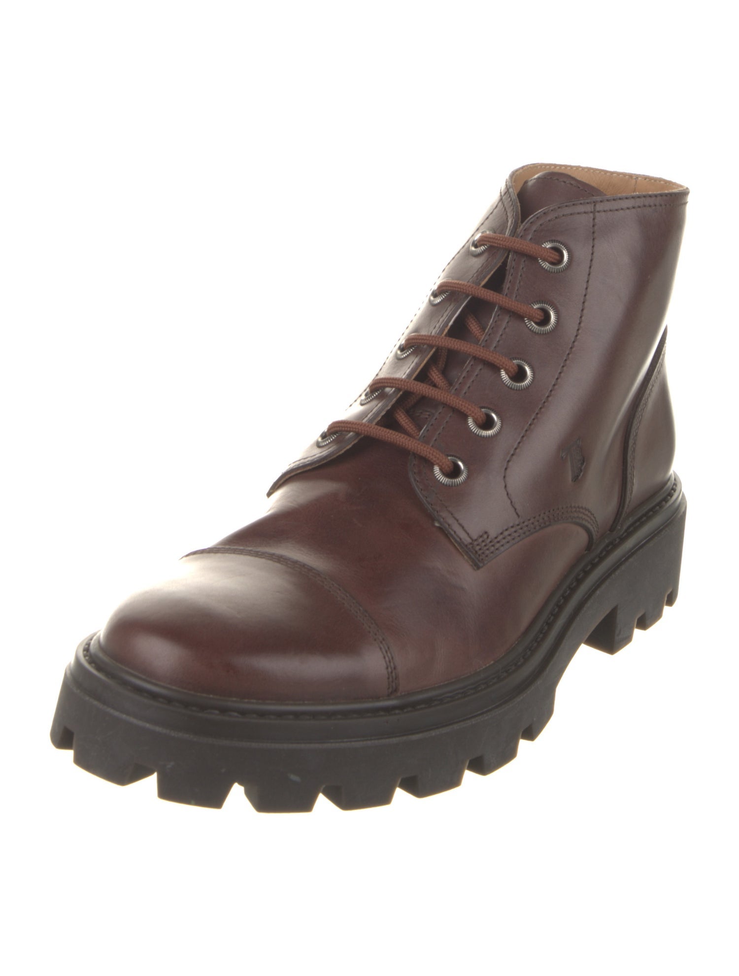 Tod's Leather Lace-Up Boots
