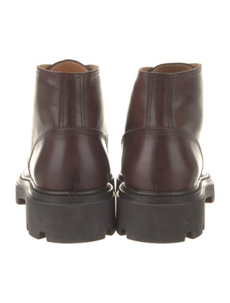 Tod's Leather Lace-Up Boots