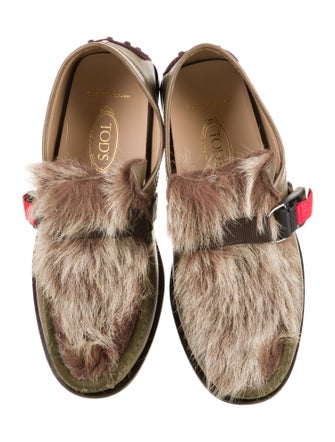 Tod's Leather Printed Mules