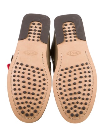 Tod's Leather Printed Mules