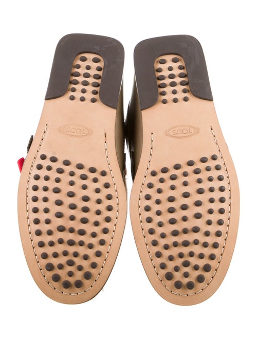 Tod's Leather Printed Mules