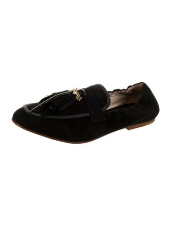 Tod's Suede Tassel Accents Loafers