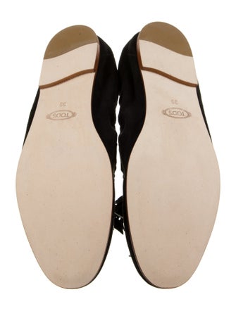 Tod's Suede Tassel Accents Loafers