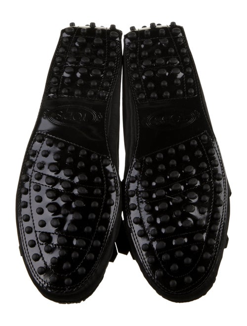 Tod's Nylon Crystal Embellishments Loafers