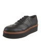 Tod's Leather Scalloped Accent Oxfords