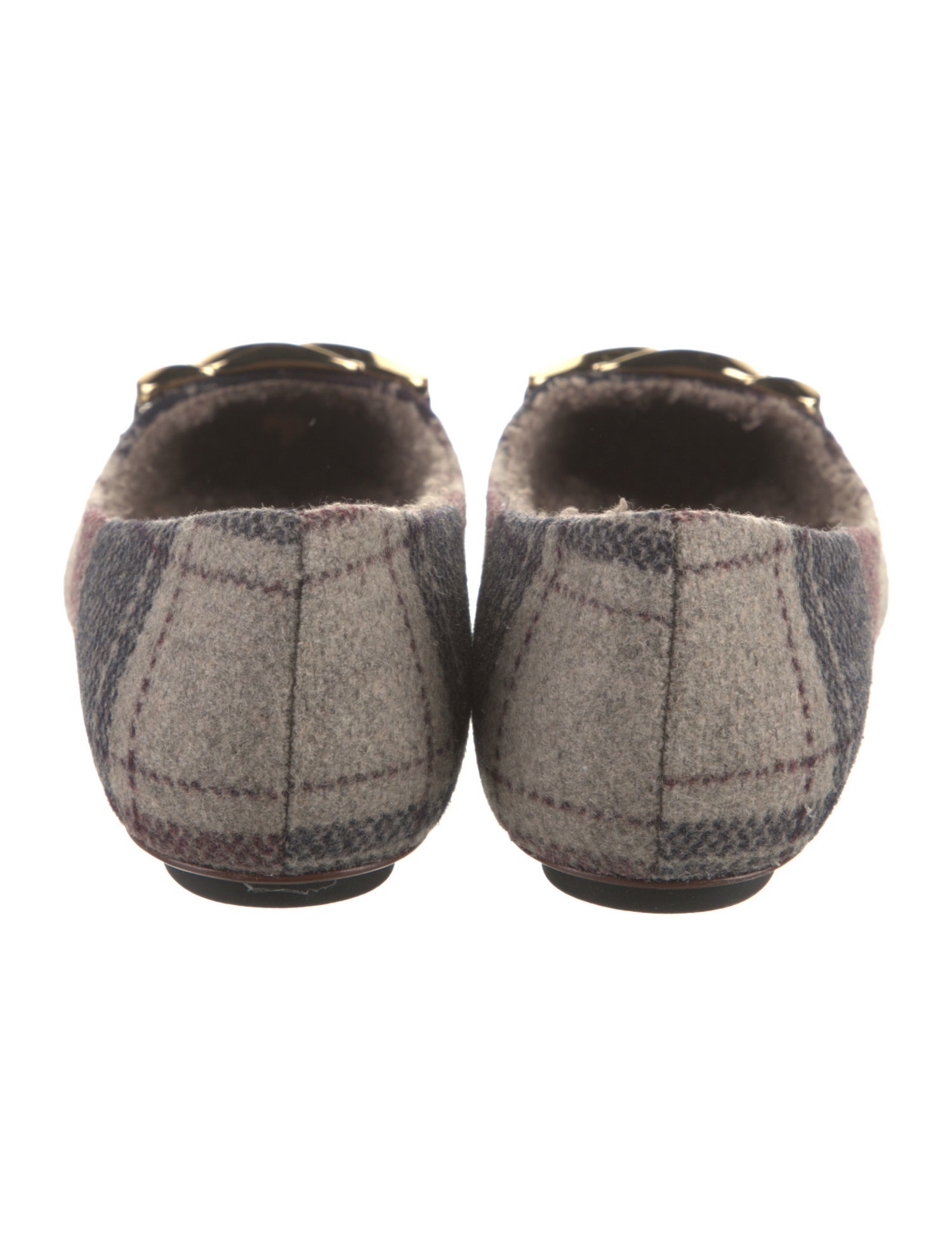 Tod's Wool Printed Ballet Flats