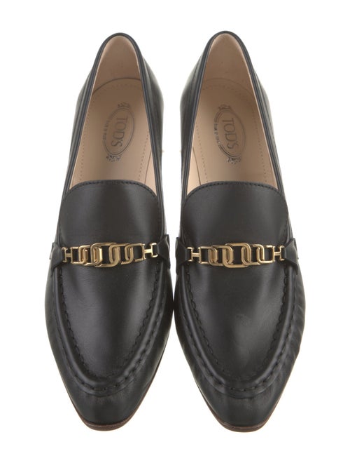 Tod's Leather Chain-Link Accents Pumps