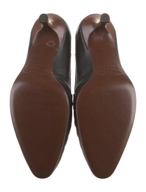 Tod's Leather Chain-Link Accents Pumps