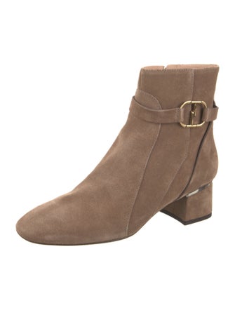 Tod's Suede Chain-Link Accents Boots