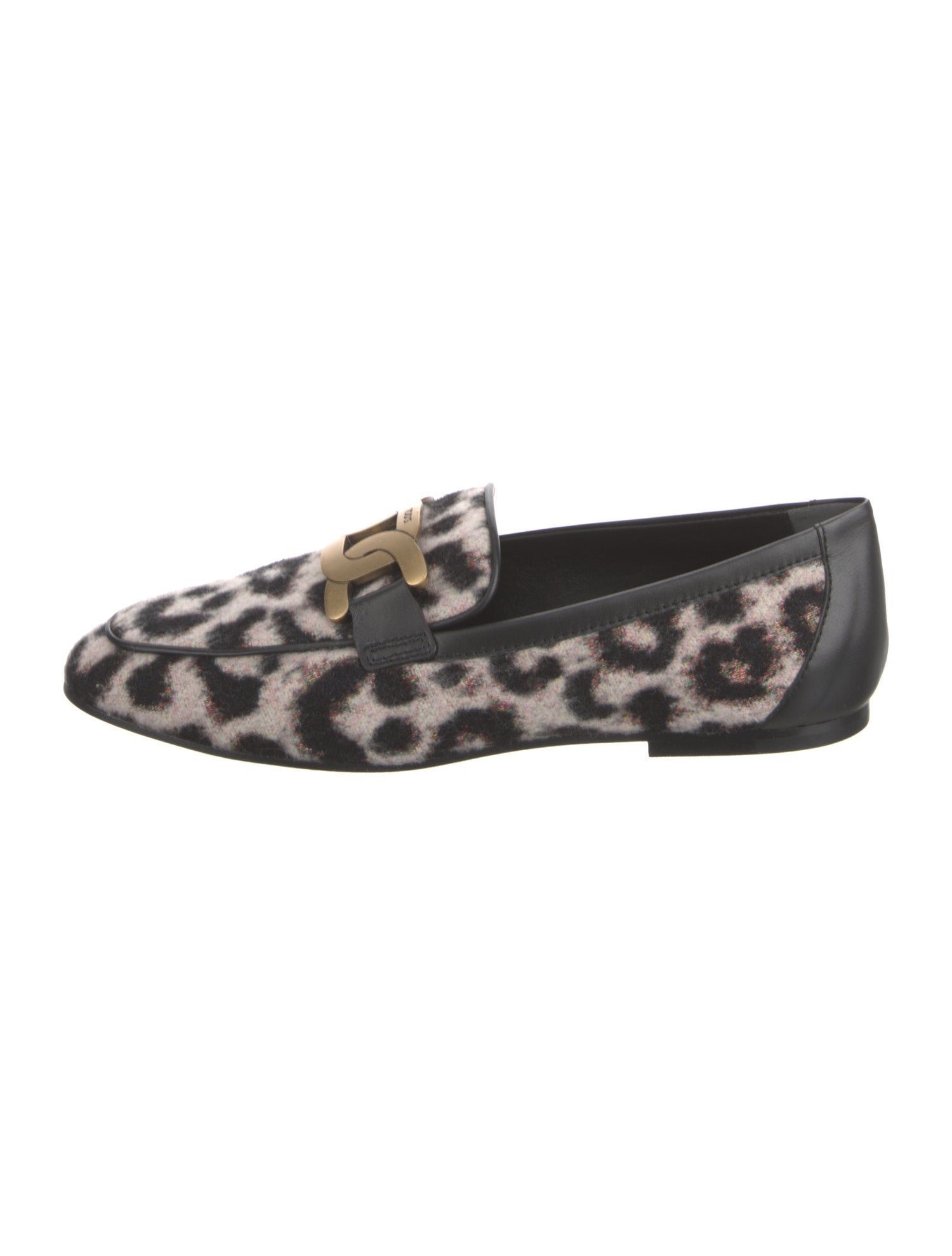 Tod's Animal Print Loafers