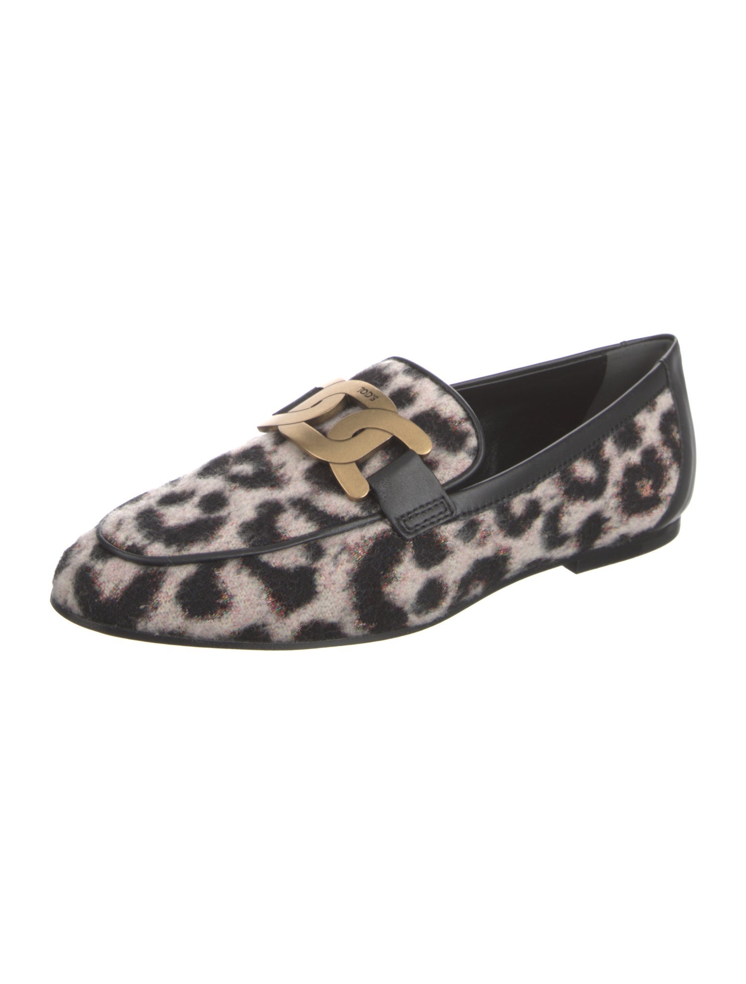 Tod's Animal Print Loafers