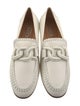 Tod's Leather Whipstitch Trim Loafers