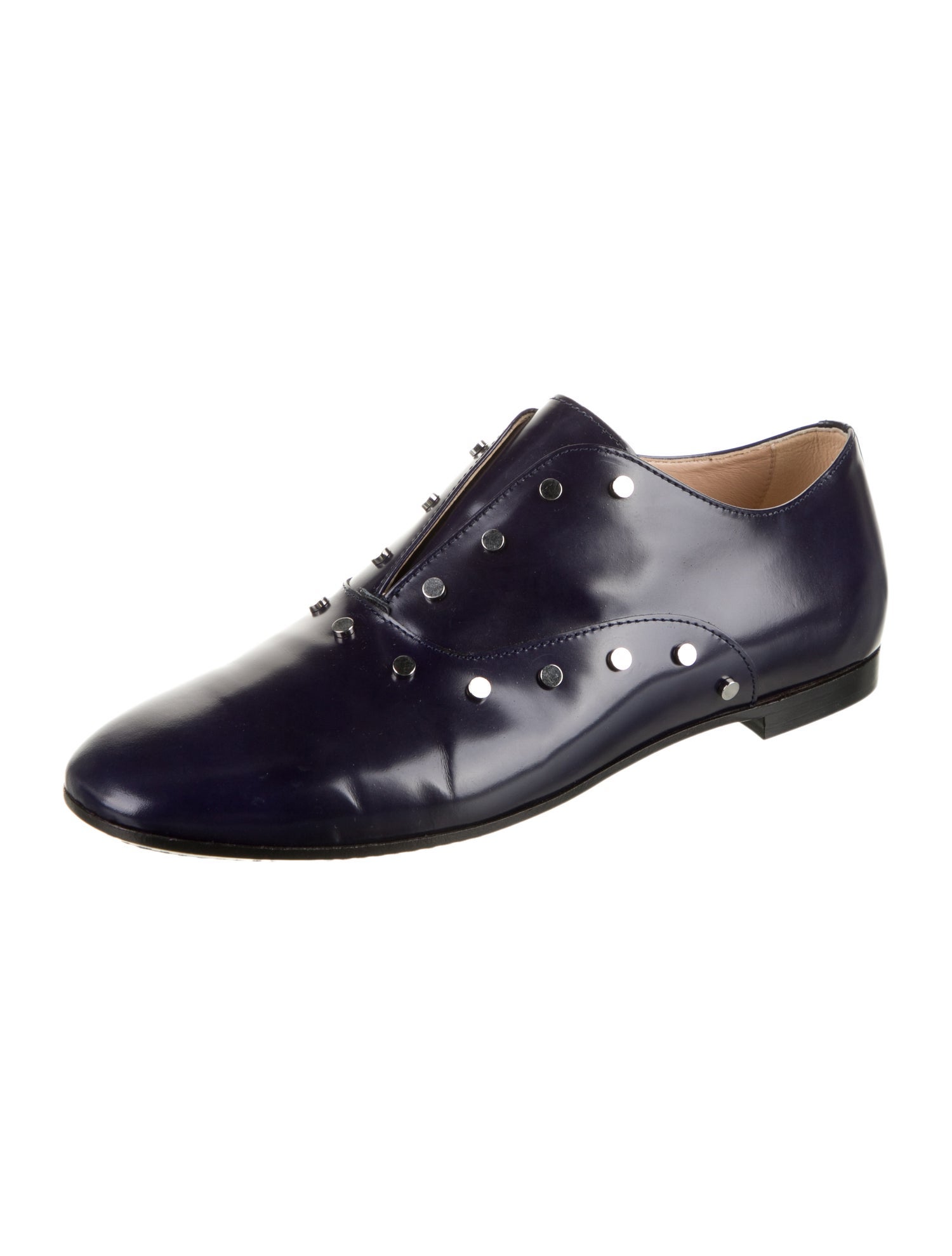 Tod's Leather Studded Accents Oxfords