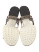 Tod's Python Animal Print Sandals