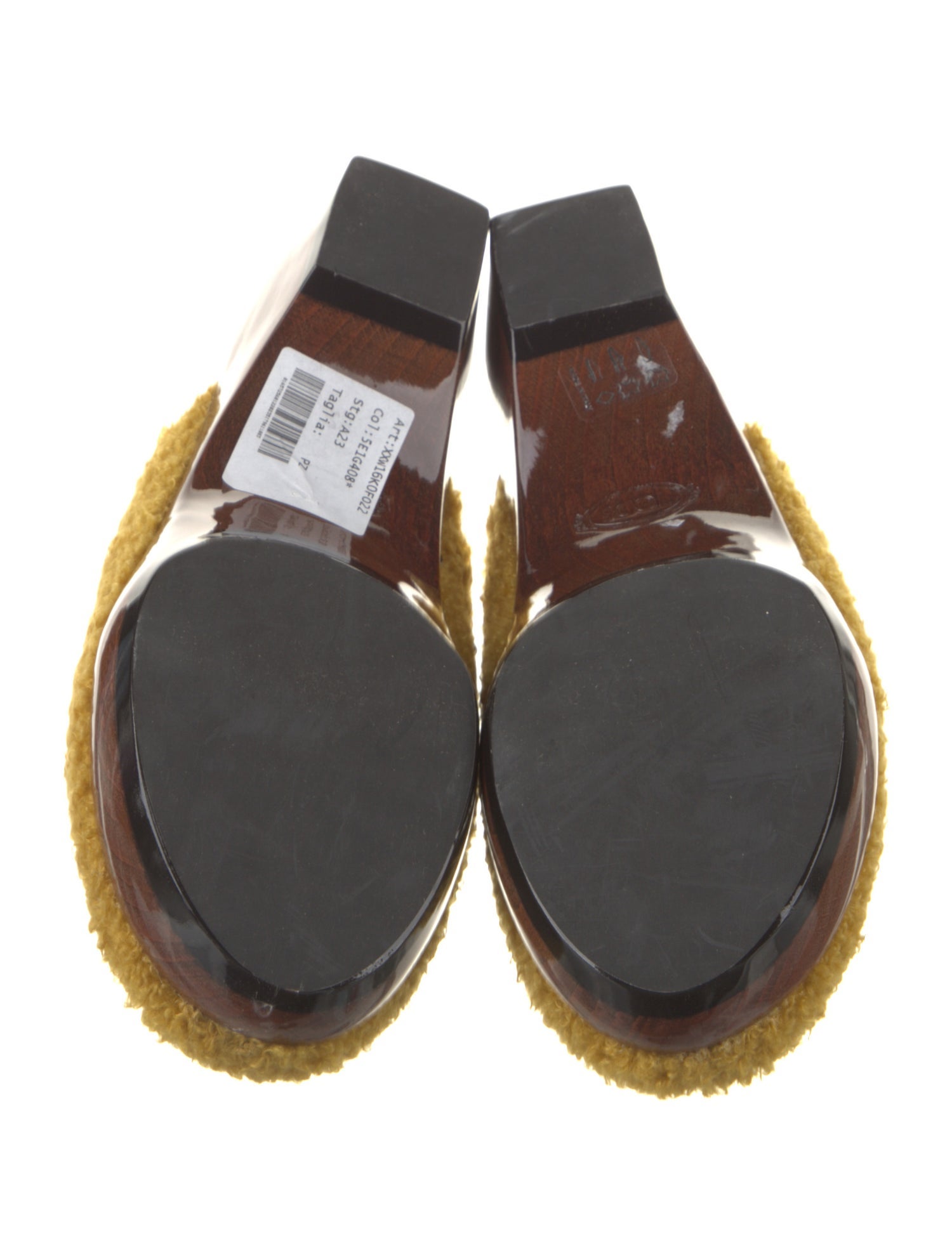 Tod's Leather Trim Embellishment Mules