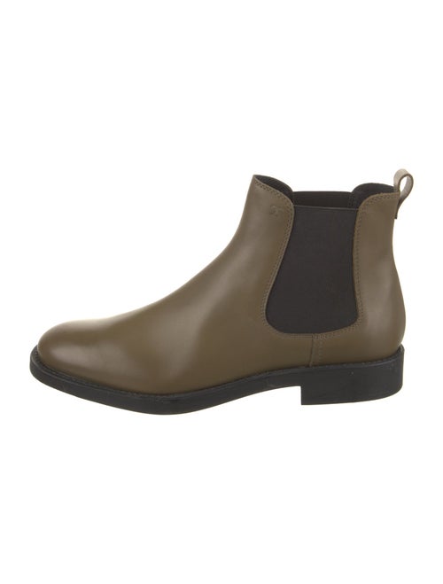 Tod's Leather Colorblock Pattern Chelsea Boots