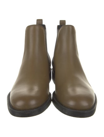 Tod's Leather Colorblock Pattern Chelsea Boots