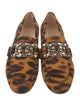 Tod's Ponyhair Animal Print Loafers