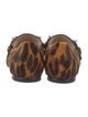Tod's Ponyhair Animal Print Loafers
