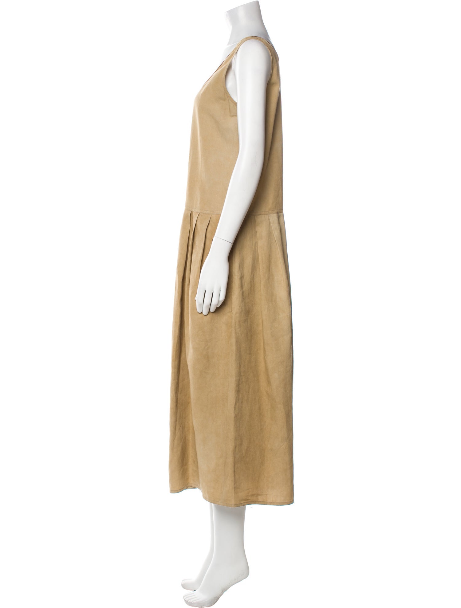 Tod's Linen Scoop Neck Jumpsuit