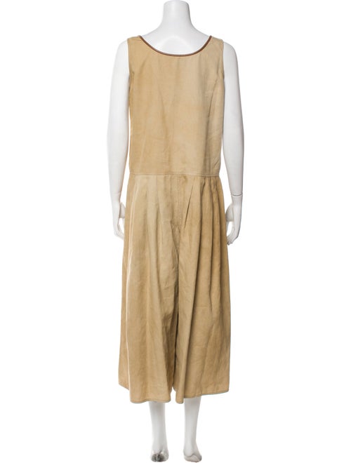 Tod's Linen Scoop Neck Jumpsuit