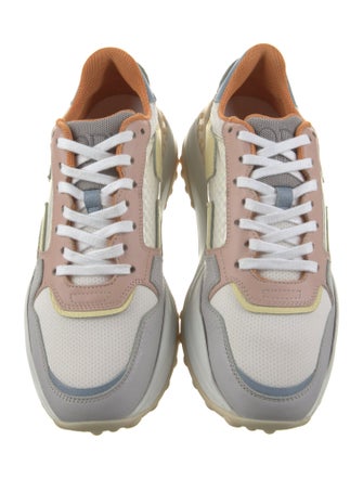 Tod's Leather Colorblock Pattern Chunky Sneakers