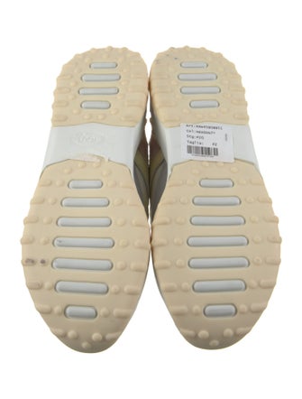 Tod's Leather Colorblock Pattern Chunky Sneakers