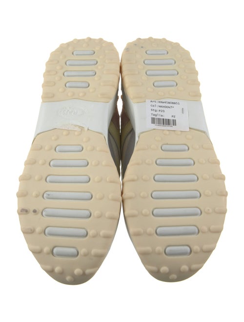 Tod's Leather Colorblock Pattern Chunky Sneakers