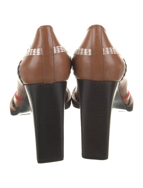 Tod's Leather Printed Pumps