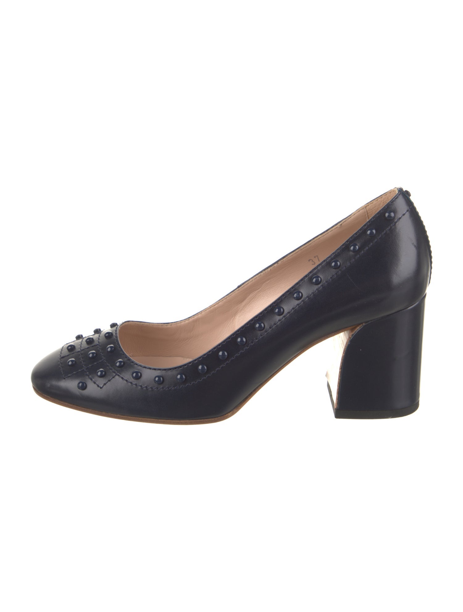 Tod's Leather Studded Accents Pumps
