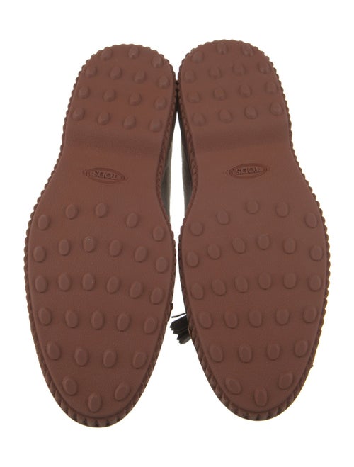 Tod's Ponyhair Tassel Accents Loafers