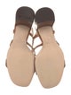 Tod's Leather T-Strap Sandals