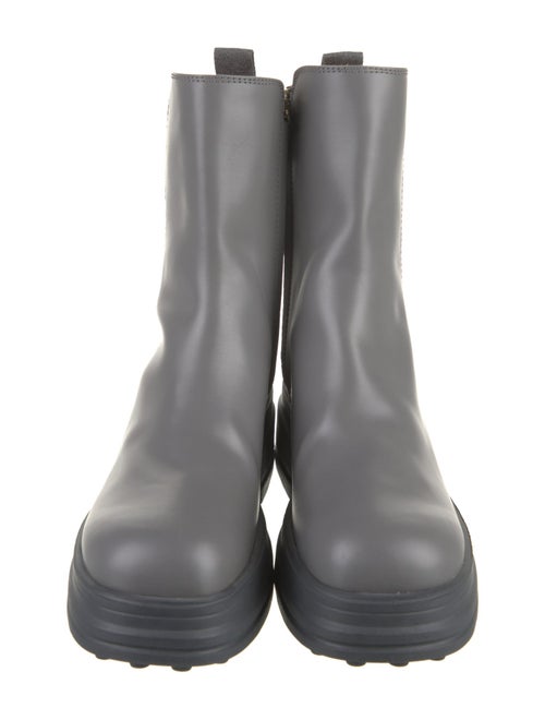 Tod's Leather Combat Boots