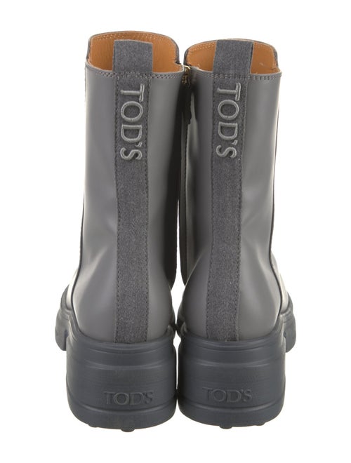Tod's Leather Combat Boots