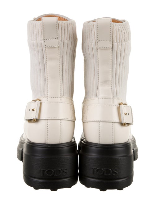 Tod's Leather Combat Boots