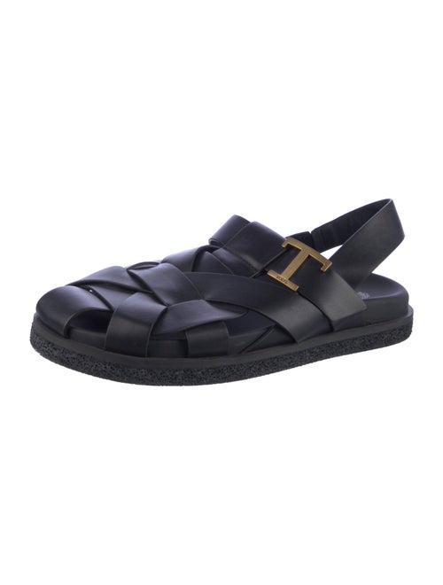Tod's Leather Slingback Sandals