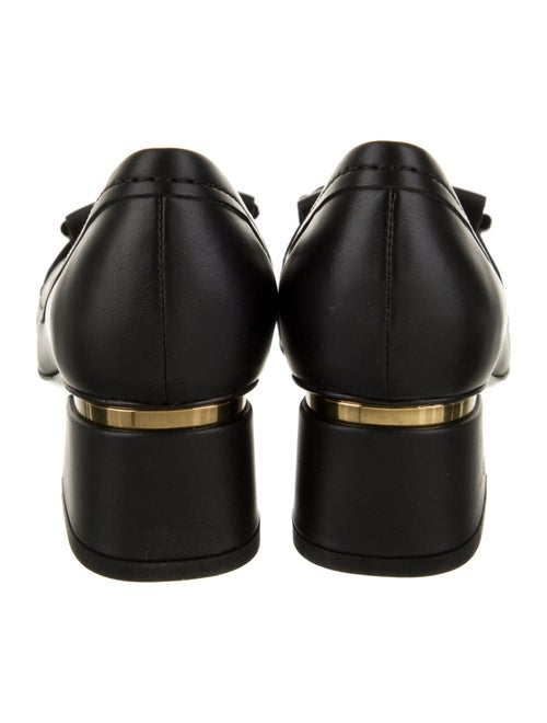 Tod's Leather Fringe Trim Accent Pumps