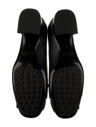 Tod's Leather Fringe Trim Accent Pumps