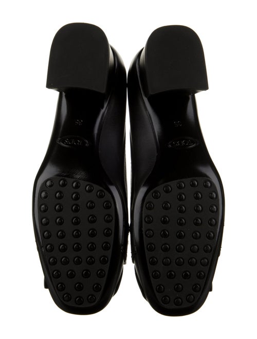 Tod's Leather Fringe Trim Accent Pumps