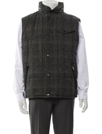 Tod's Plaid Print Vest