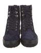 Tod's Suede Combat Boots