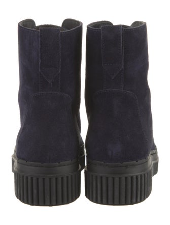 Tod's Suede Combat Boots