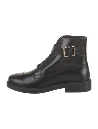 Tod's Leather Combat Boots