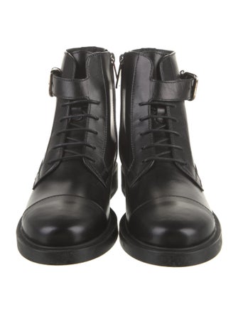 Tod's Leather Combat Boots