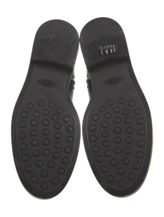 Tod's Leather Combat Boots