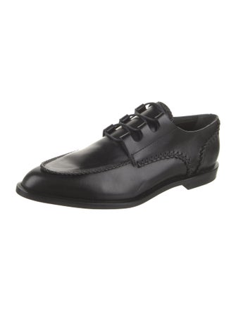 Tod's Leather Braided Accents Oxfords