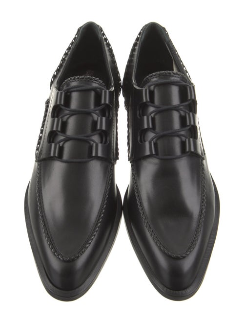 Tod's Leather Braided Accents Oxfords