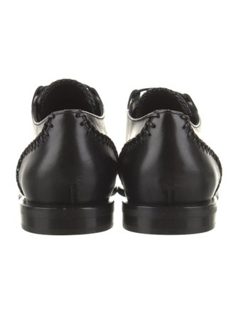 Tod's Leather Braided Accents Oxfords