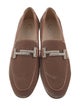 Tod's Velvet Crystal Embellishments Loafers