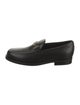 Tod's Leather Faux Fur Trim Loafers